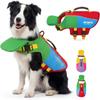 Waterproof Dog Swimming Vest Tear Resistant Pet Flotation Vest Dog Buoyancy Vest  Outdoor Water