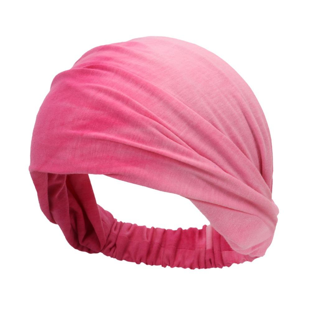 Face Washing Tie Dye Headbands Headwear Fitness Elastic Headband Soft Yoga Headband  Girls