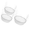 Kitchen Food Strainer Stainless Steel Mesh Sieve Filter Basket Colander for Cooking Cleaning Draining