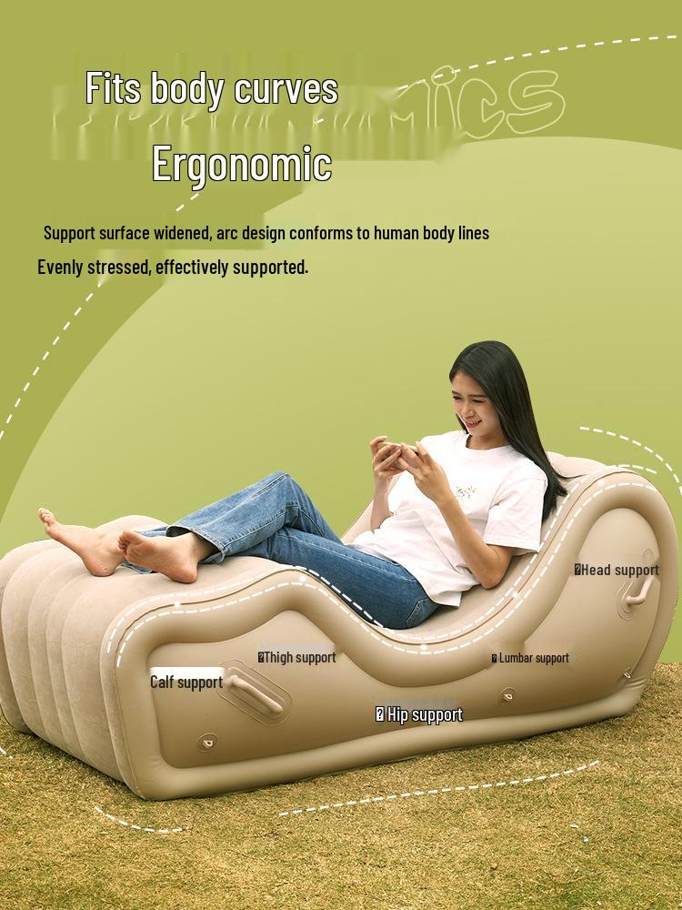 Automatic Inflatable Outdoor Recliner Sofa - Zero Gravity Meditation Pad