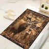 Vintage Deer Carpet Rug for Living Room Bedroom Home Sofa Decoration,Kids Play Non-slip Floor Mat
