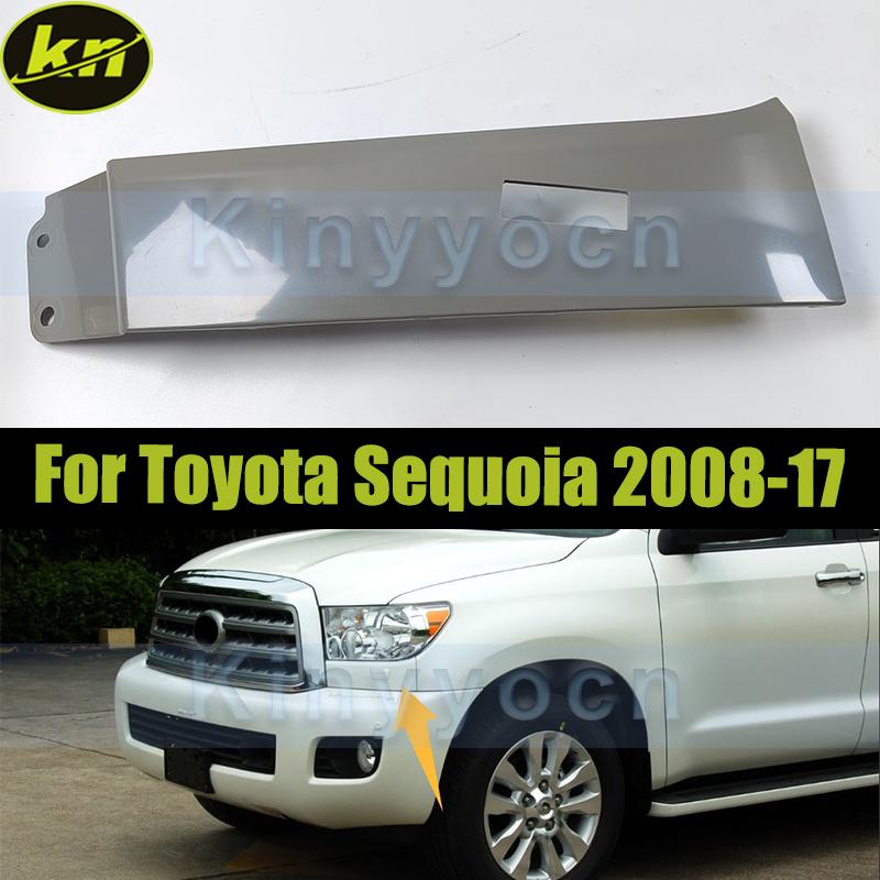 Car Headlight Lower Molding Strip Cover Trim For Toyota Sequoia 2008-2017 Headlight Lower Panel Cover