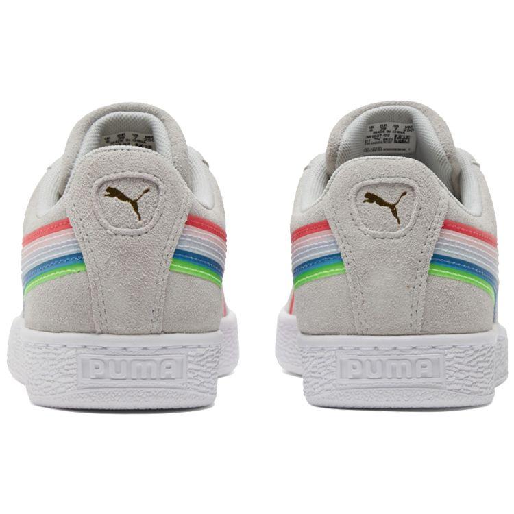 Puma Suede Triplex Tech Grey Violet Unisex Sneakers Cream White 381937-02