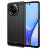 For Realme V50s 5G Case Shockproof Carbon Fiber Texture TPU Cell Phone Cover