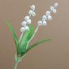 Artificial Lilies of The Valley Flowers White Simulation Fake Decorative Flower with Stems for Home