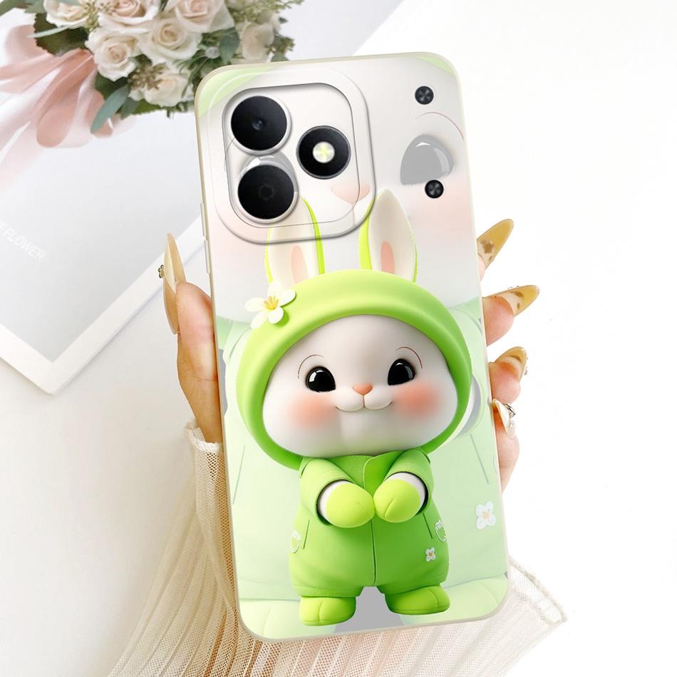 Für Realme Note 80 RMX5388 Niedliche Katze Blume Cartoon Handyhülle Für Realme Note80 4G Weiche Silikonhüllen Stoßfänger