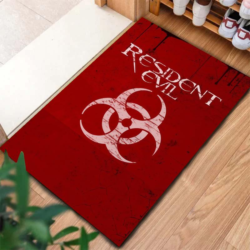 Resident Evil Carpet Rug for Living Room Bedroom Home Sofa Decoration,Kids play Nonslip Floor Mat