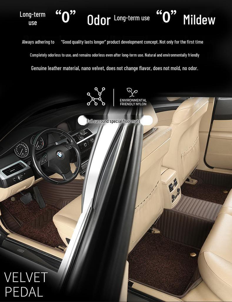 Mercedes-Benz E-Class (16-22 facelift) E300L E350EL E200L E260L Full Coverage Floor Mats