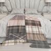 Plaid Pattern Blanket Microfiber Flannel Cover Blanket Bedroom Living Room Sofa Soft And Comfortable Home Decoration