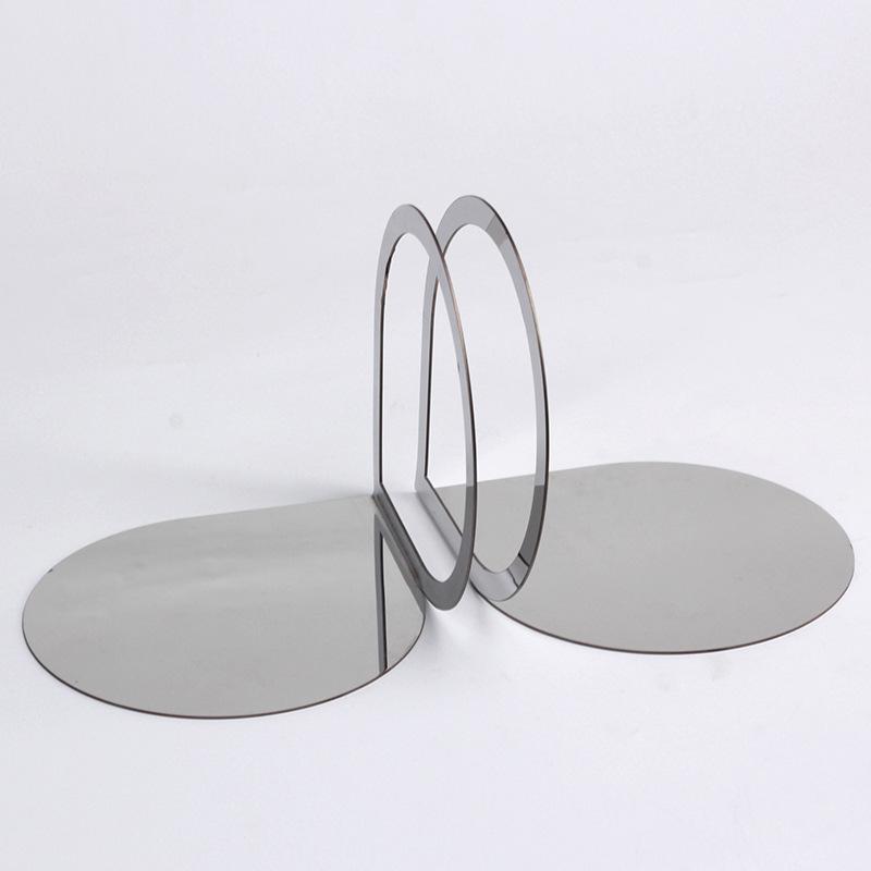 

Простые скандинавские геометрические полые музыкальные ноты металлические держатели для книг модель книжного шкафа офис продаж кабинет офисные украшения