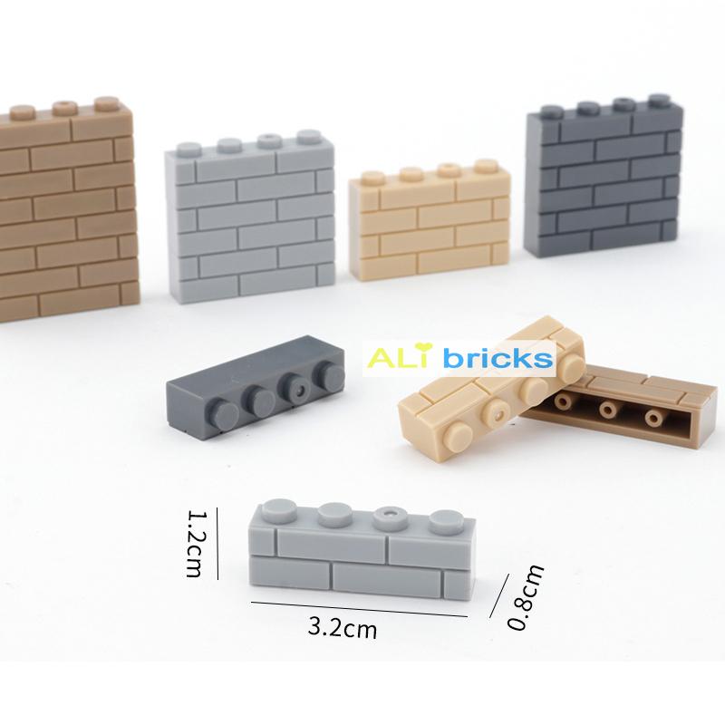 80 Stück DIY Bausteine Dickwandige Figuren Steine 1x4 Noppen Pädagogisch Kreativ Größe Kompatibel Mit Marken Spielzeug für Kinder