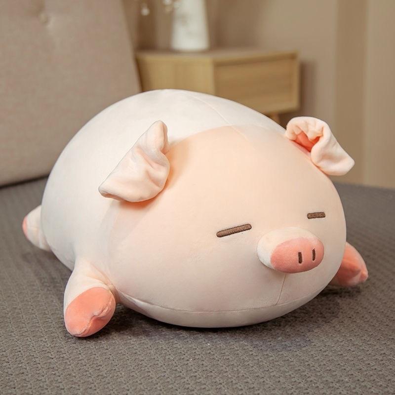 Cute Pig Doll Plush Toy Cute Piggy Doll Sleeping Bed Pillow Super Soft Rag Doll