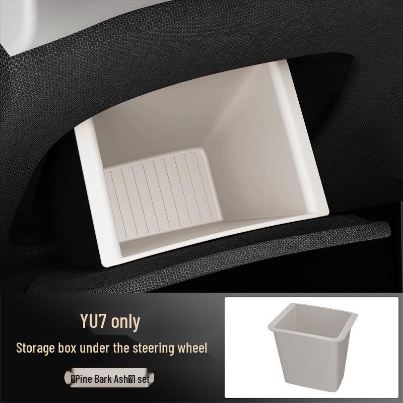 Steering Wheel Storage Box for 25 YU7 Models: Under-Seat Document Holder and Car Interior Accessory