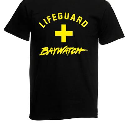 Men's Lifeguard Baywatch I Sayings I Fun I Fun T-Shirt To 5XL - Men's Summer Cotton Graphic Tee