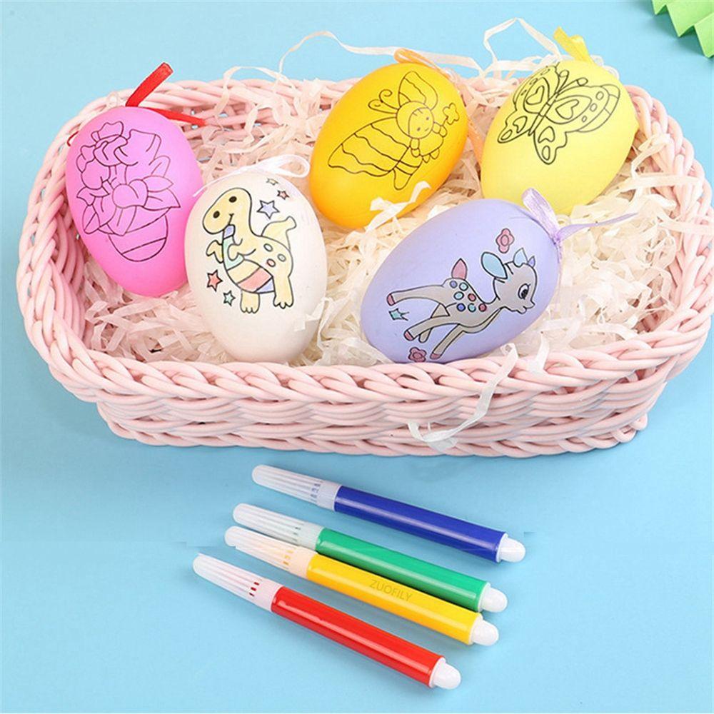 Easter Egg Ornament Diy Bunny Bird Easter Eggs Party Decorations Egg Graffiti Easter Decorations