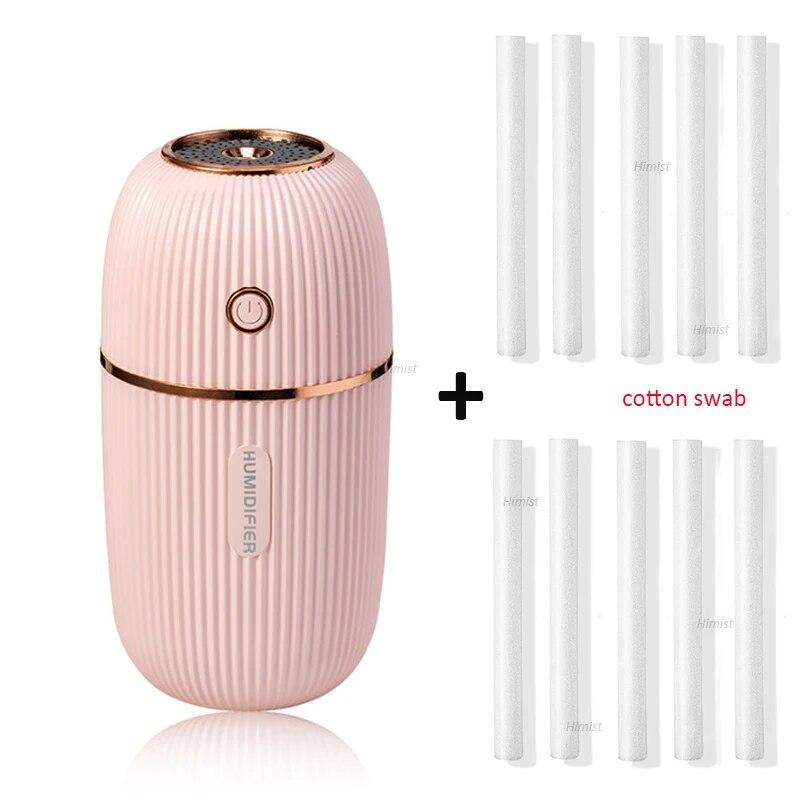 Umidificatore M 300ml Ultrasonico Usb Diffusore di Oli Essenziali Aromatici Lampada Notturna Colore Romantico Nebulizzatore Portatile