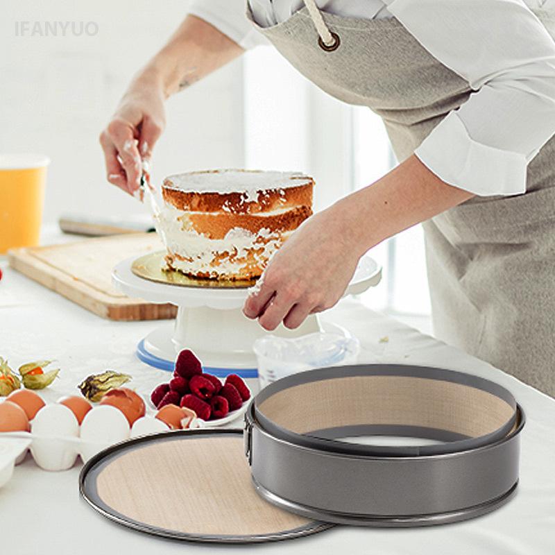 Reusable Silicone Bread Liner Pad for Springform Flat Bottom Preventing Cake From Sticking To The Bottom Sides Easy To Clean