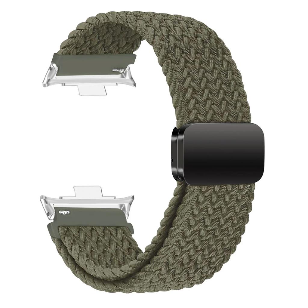 Magnetic Loop for Xiaomi Redmi Watch 5 4 Strap Adjustable Braided Sport Nylon Replacement Belt Correa Bracelet for Miband 9 8Pro
