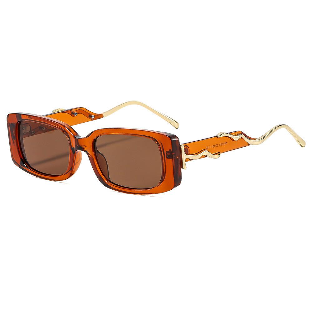 Hip Hop Square Frame Sunglasses For Men And Women Uv400 Outdoor Fashion