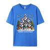 Husky Dog Christmas Tree Merry Christmas Matching Xmas Tshirts Print Tshirt Unisex T Shirt Hot Sale Short Sleeve Oneck