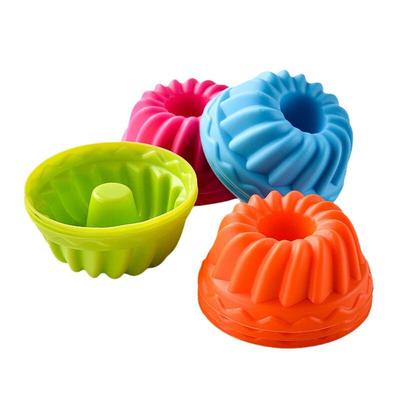 Yoshida Sho Kleine Silikon-Backformen für Chiffonkuchen & Pudding (12er-Set)