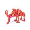 3D Printed Fully Articulated Mammoth Skeleton Model – Desktop Ornament
