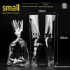 5 Jin Transparent Fresh Fruit Bags with Breathable 36 Grape Holes and Tie Closure, 2-Pack