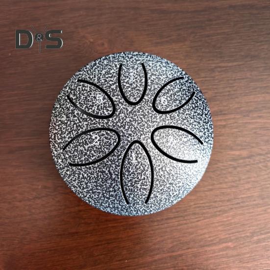 Bęben stalowy dla dzieci 3 cale 6 nut miniaturowe bębny deszczowe zewnętrzny deszczowy muzyk z młotkami i książką muzyczną do ogrodu kemping medytacja joga