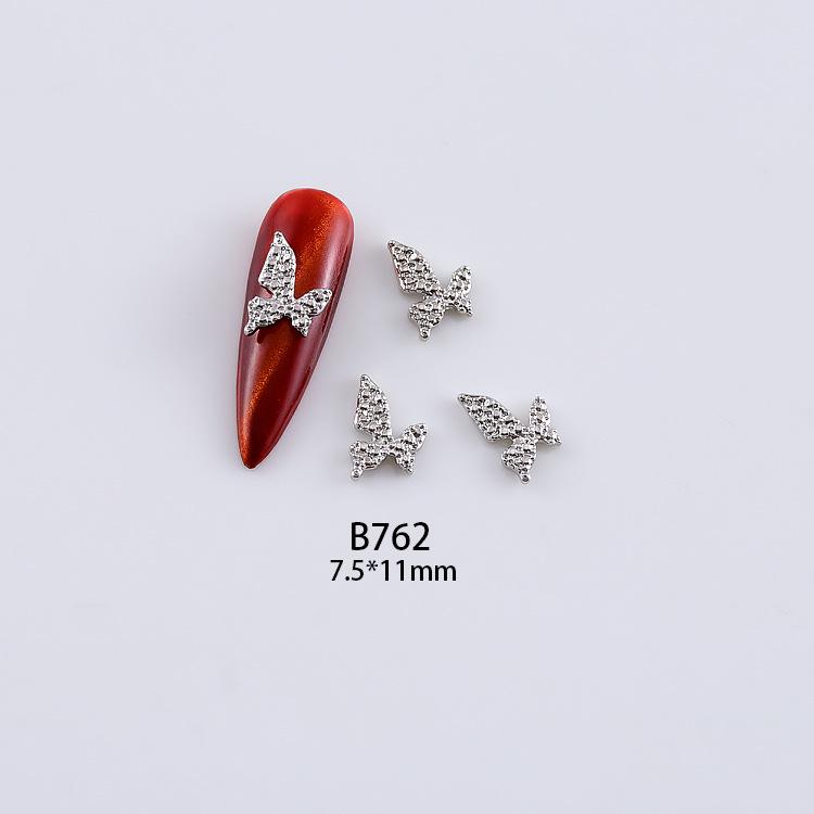 3D Alloy Hollow Butterfly Nail Art Jewelry