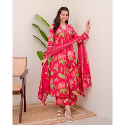 Bollywood Cotton Top Tunic Kurti Indian Women Designer Party Salwar Kameez Set SC-2300