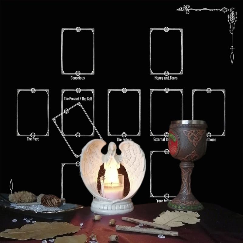 Tarots Tablecloth Rune Divinations Table Cover Astrology Oracles Board Game Mat