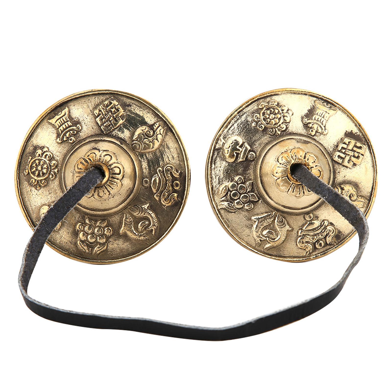 

Тибетский колокольчик для медитации ручной работы, буддийский ударный инструмент(# 1)