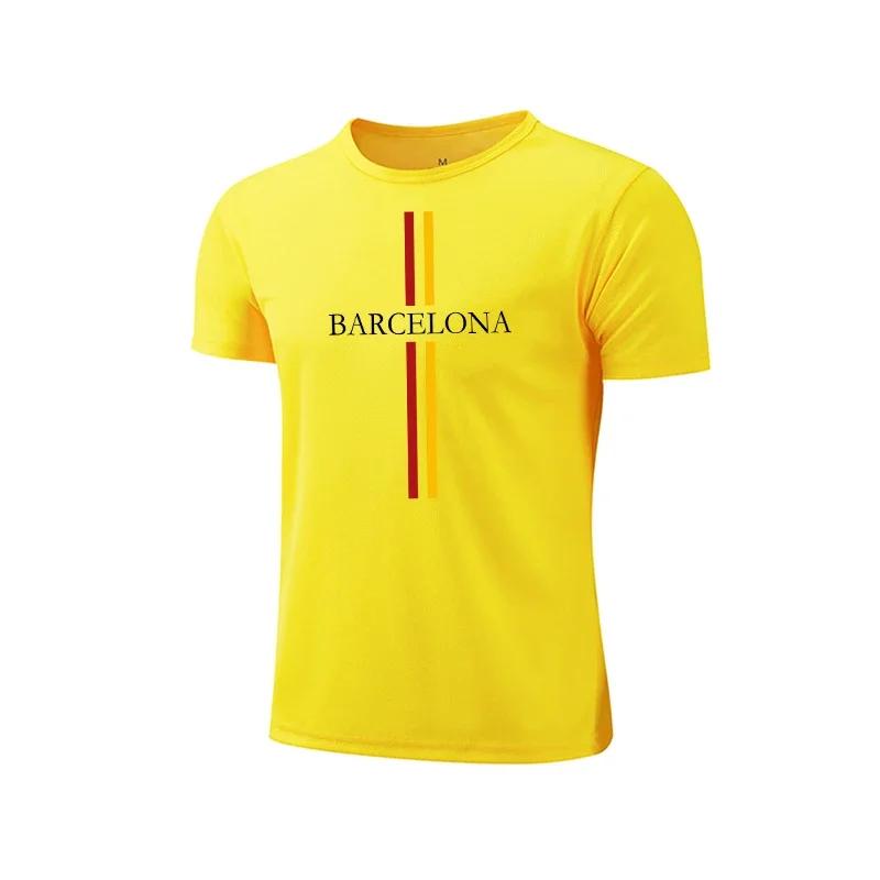 

Print T-shirt Casual Exercise Tops Outdoor Jogging Marathon Clothing Summer Quick-Drying Mesh Tees Daily Cycling Sportswear 4XL