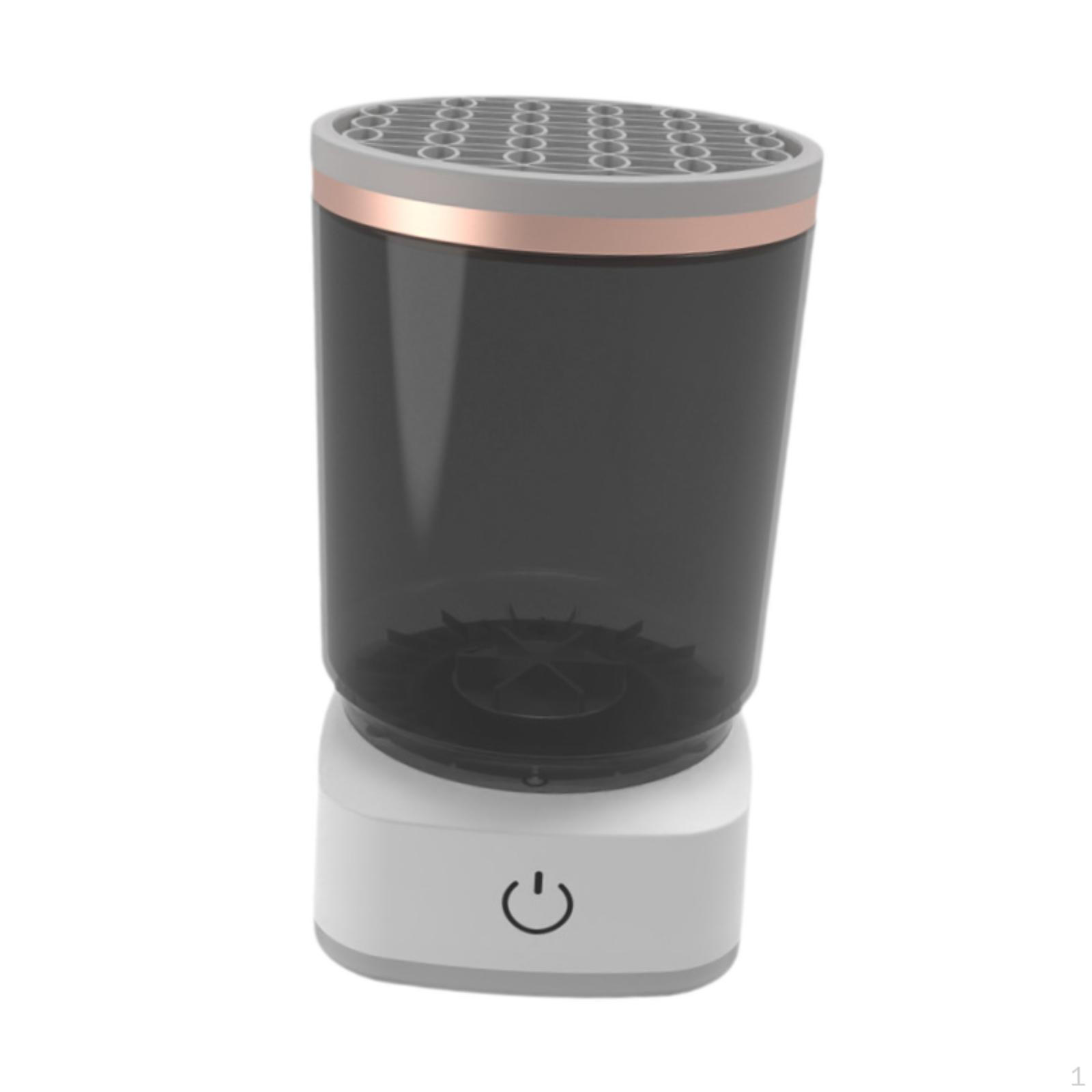 

Эффективное электрическое устройство для очистки кистей для макияжа серый