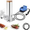 Sortie de fumée réglable Générateur de fumée électrique pour barbecue Machine à fumée pour grill Facile à retirer les cendres