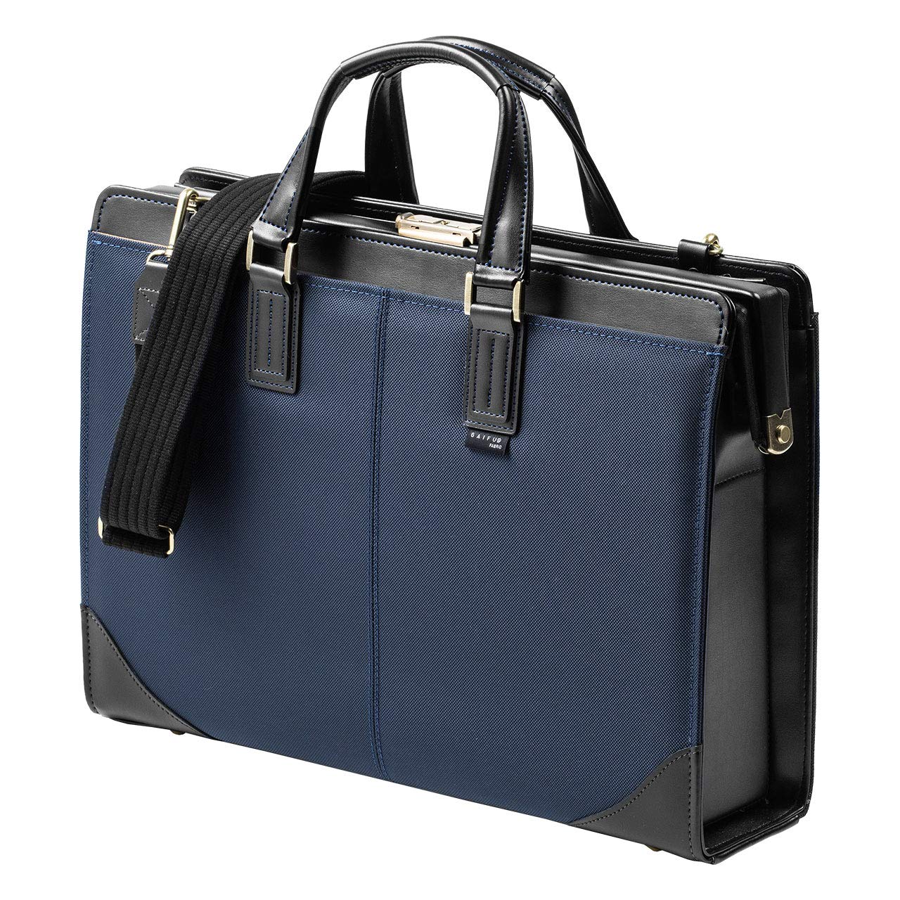 

Made in Japan Dulles Bag Toyooka Sewing Toray Super Strong Nylon Type Wide PC Storage Navy [Sanwa Direct] 13.3 200-BAG164NV