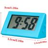 Tiny Desk Clock With Clear LED Display Easy Setup 55x25x30mm Portable Size For Elderly Students Travel Home Office Use
