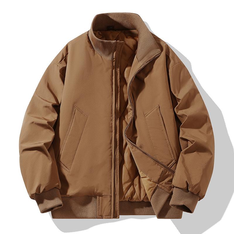 

New Autumn and Winter Pilot Cotton Coat Men s Retro Workwear Cotton Coat Thickened Jacket Stand Collar Plus Cotton Coat 3XL
