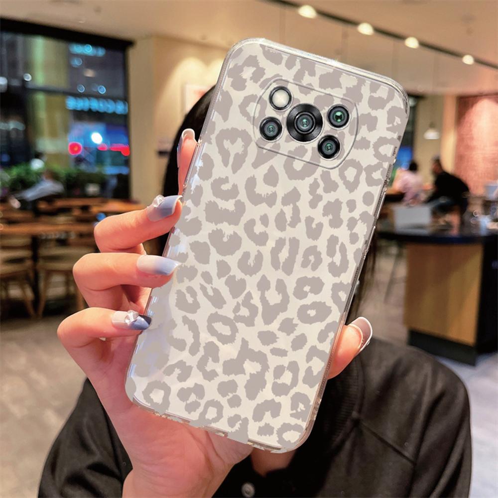 Cow Black Pink Leopard Print For Xiaomi Poco X3 NFC X3Pro X 3 6.67" Phone Case Camera Protection Cover Artistic Blue Marble TPU