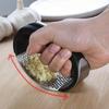 1PC Stainless Steel Garlic Press Manual Ring Garlic Press Kitchen Multi-Functional Household Garlic Press Mashed Garlic