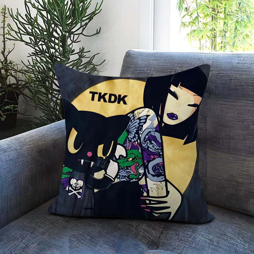 POPULAR T-TTokidokiSS Cushion Cover Comfortable Reversible Pillow Cover Ideal for Car Sofa Bedroom & Beyond