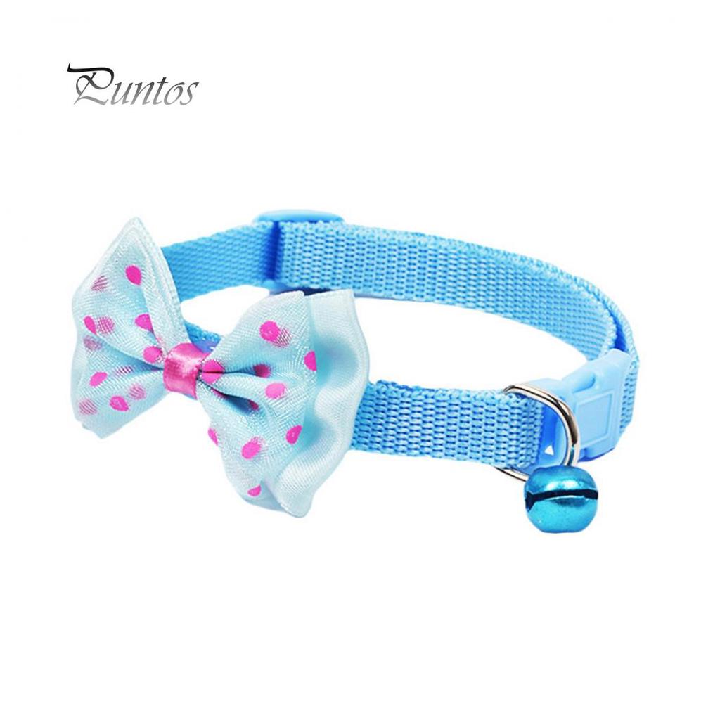 Pet Puppy Bowknot Collar Necklace Neck Strap