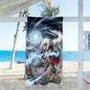 Naruto Character Customize Text Beach Towel Super Soft & Absorbent Portable for SwimmingBeachCamping Travel Beach AccessoriesGym