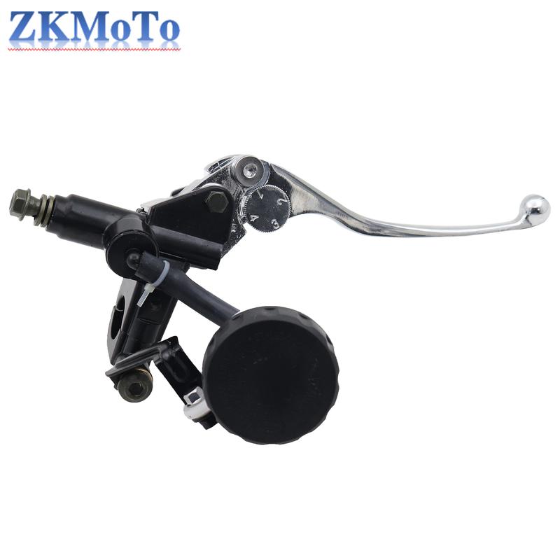 7/8" 22mm Motorcycle Clutch Brake Master Cylinder Reservoir Levers Kit Fluid Reservoir Set Honda SUZUKI GSX-R125 150 250 400 600