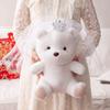Newbies Bear Doll Dress Wedding Doll Plush Toys Pair of Ornaments Dolls Pressing Bed Wedding Gift