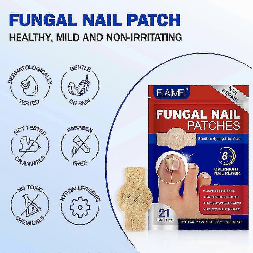 Oenail Fungus Patch Waterproof Nail Repair Patches Nail Ingrown Correction Stickers For Discolored Or Damaged Nails Treatment