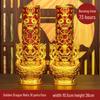 Smokeless Crystal Candle for Buddha Offerings, Housewarming, or New Year Celebrations - Windproof Red Butter Lamp