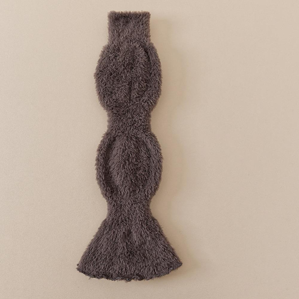 Fashion Solid Color Leg Warmers Thickened Coral Fleece Socks Warm Foot Cover Heap Socks Spring, Autumn and Winter
