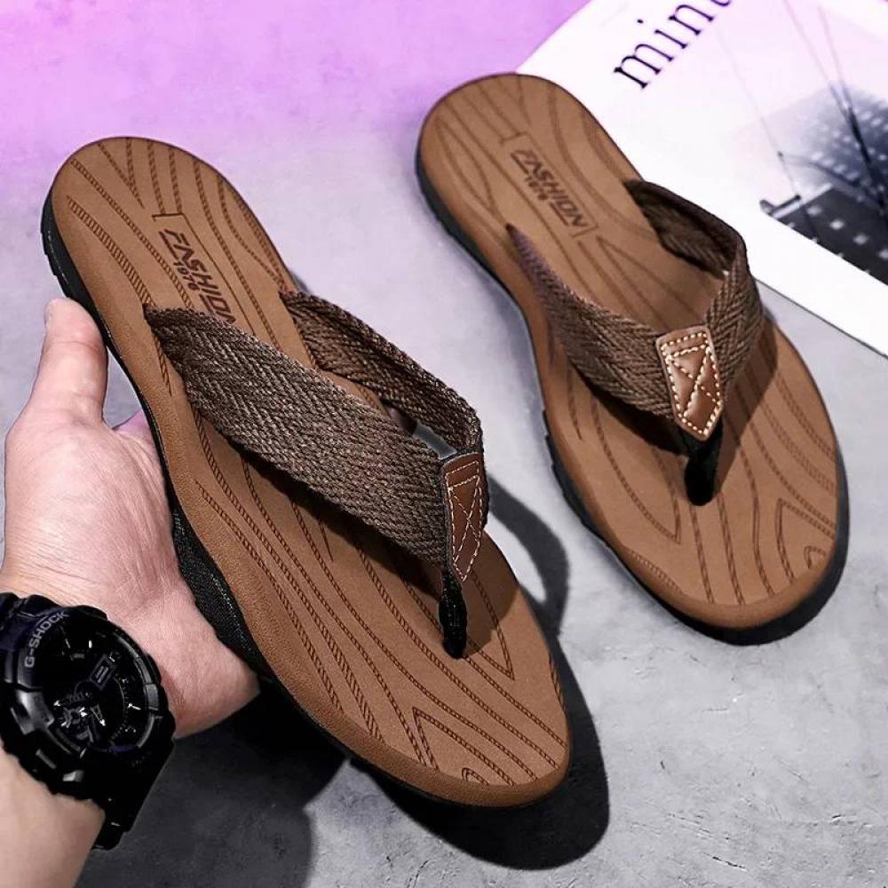 Men's Flip Flops Casual Patchwork Non Slip Women Summer Shoes Slippers for Boys Comfortable Leisure Anti Slip Leisure Anti Slip