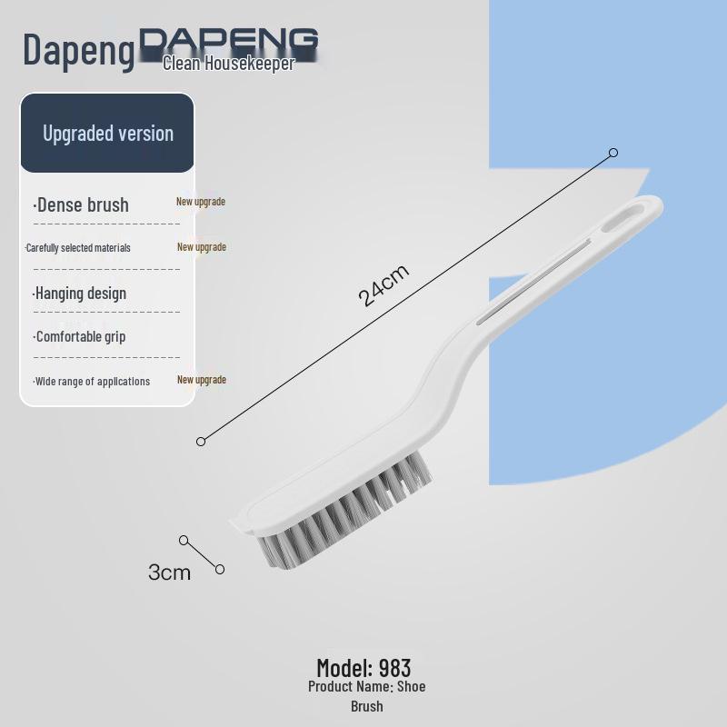 

Long Handle Shoe Brush: Powerful, Non-Shedding, Hangable, Unisex & Essential for Easy Stain Removal at Home